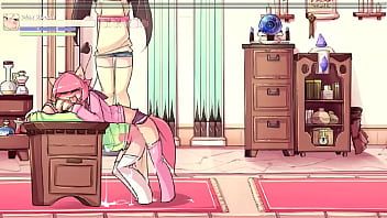 Play Max The Elf v0.4 [ Hentai game PornPlay ] Ep.7 turned into shemale nympho with big boobs and milked by a futanari