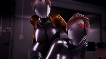 Play Twins Sex scene in Atomic Heart l 3d animation
