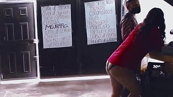Play Seducing the technician at home (Delivery). I call the young guy who repairs cell phones and I show him my ass in a lingerie thong. DeisyYeraldine big Venezuelan bitch in Valledupar, Colombia (I love fucking with strangers)
