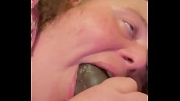 Play Big mouth sloppy head gobbling my dick and balls