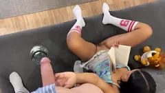 Play Ebony Goddess in Stockings Gets Hot and Horny with Big Black Cock