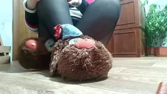 Play BBW MILF Fingers Hot Pussy Under Nylon