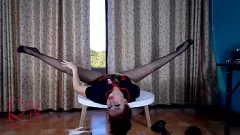 Play Goddess Regina: Juicy Pussy Striptease in Pantyhose & Heels