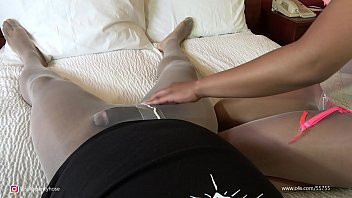 Play Pantyhose on Pantyhose Cock Teasing