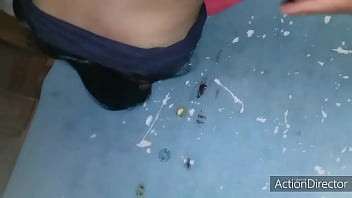 Mi cholita la gravo en la cama