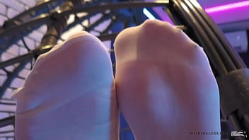Play Mistress legs in white pantyhose TRAILER